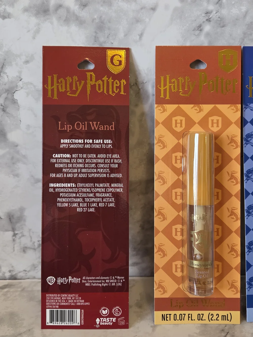 Warner Bros Harry Potter Lip Oil Wand Set Of 4 - Scented Lip Oil